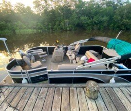 Bird Barge & kids at
