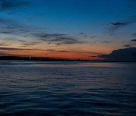 Sunrise - Looking north over Deer Island