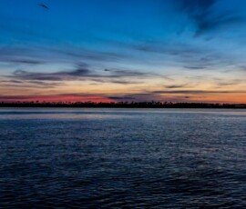 Sunrise - Looking north over Deer Island