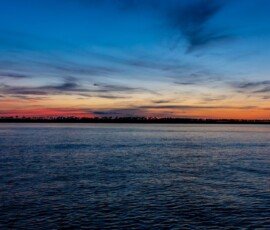 Sunrise - Looking north over Deer Island