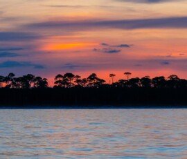 Sunrise - Looking north over Deer Island