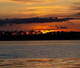 Sunrise - Looking north over Deer Island