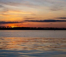 Sunrise - Looking north over Deer Island