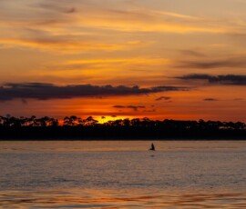 Sunrise - Looking north over Deer Island