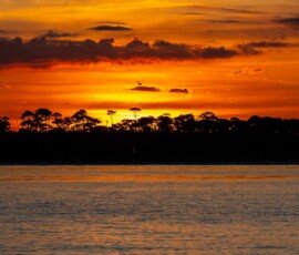 Sunrise - Looking north over Deer Island