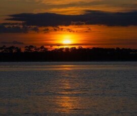 Sunrise - Looking north over Deer Island
