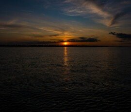 Sunrise - Looking north over Deer Island